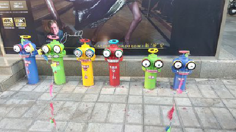 石林商业区彩绘