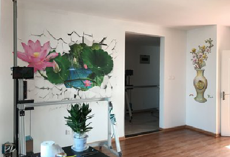 石林墙体彩绘相比墙纸的优势。