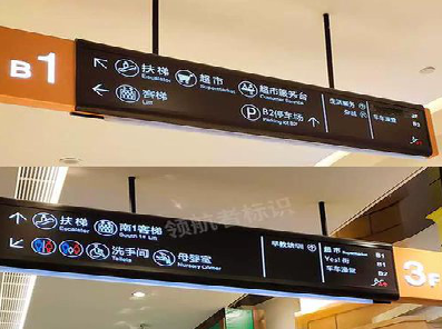 石林如何通过商场标识牌引导客流分布?