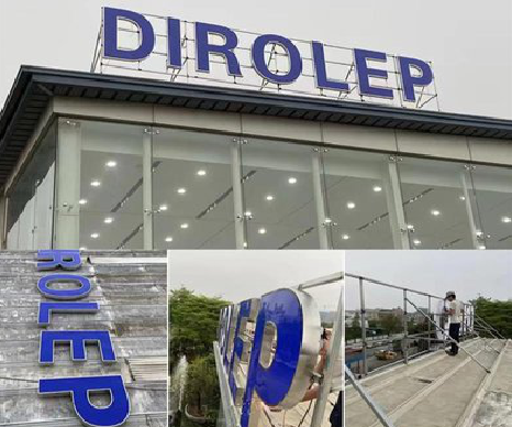 石林楼顶发光字安装的注意事项。